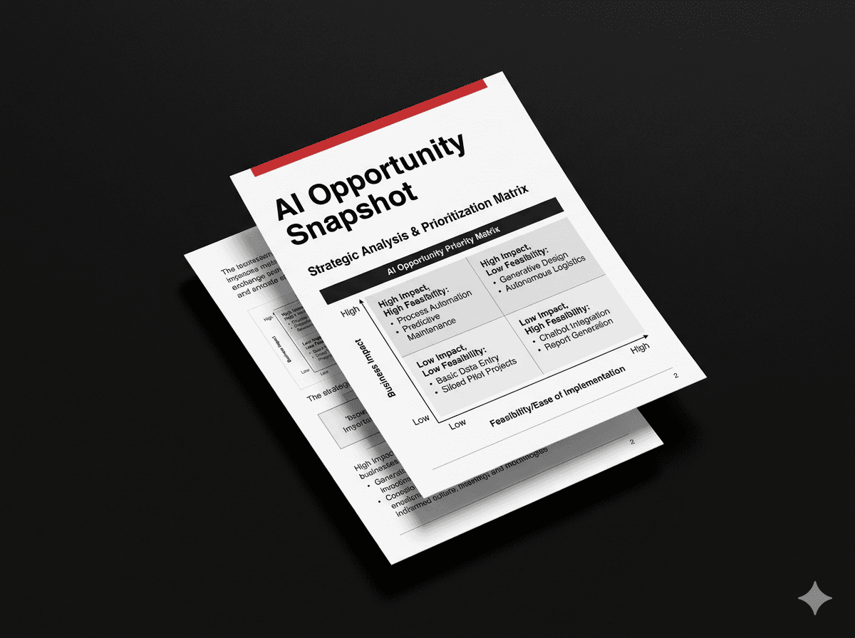 AI Opportunity Snapshot report